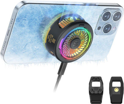 Black Shark FunCooler 5 – Enfriador Magnético de 20W para Smartphone con RGB y Doble Modo de Refrigeración